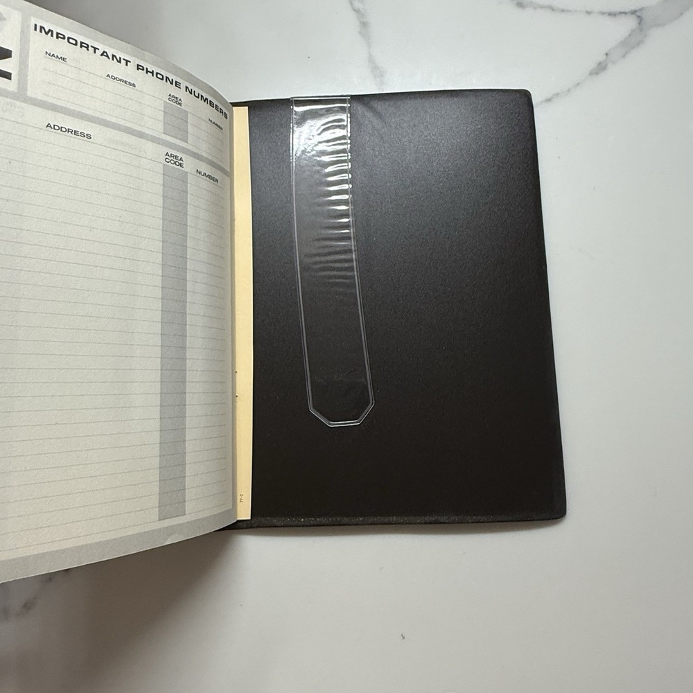 Vintage 1978 Desk Diary‎ Calendar– Embossed Faux Leather Cover – Birds & Wheat - Picture 12 of 13